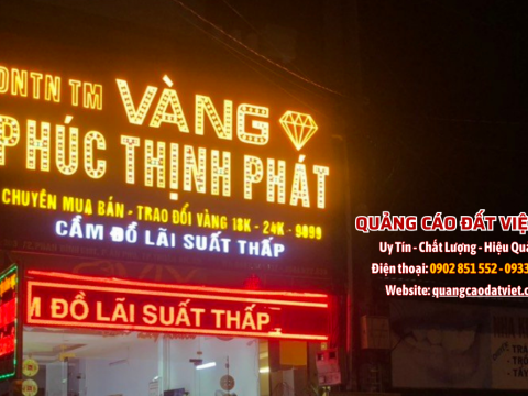 Công trình bảng hiệu quảng cáo LED Bình DƯơng